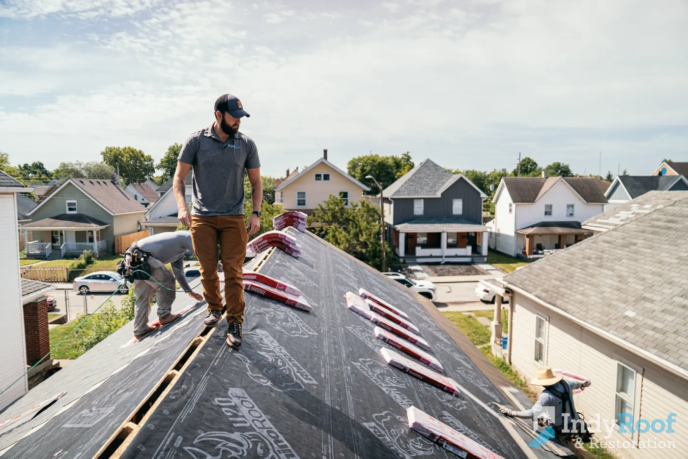 Commercial roof inspection documented in Spring Mill