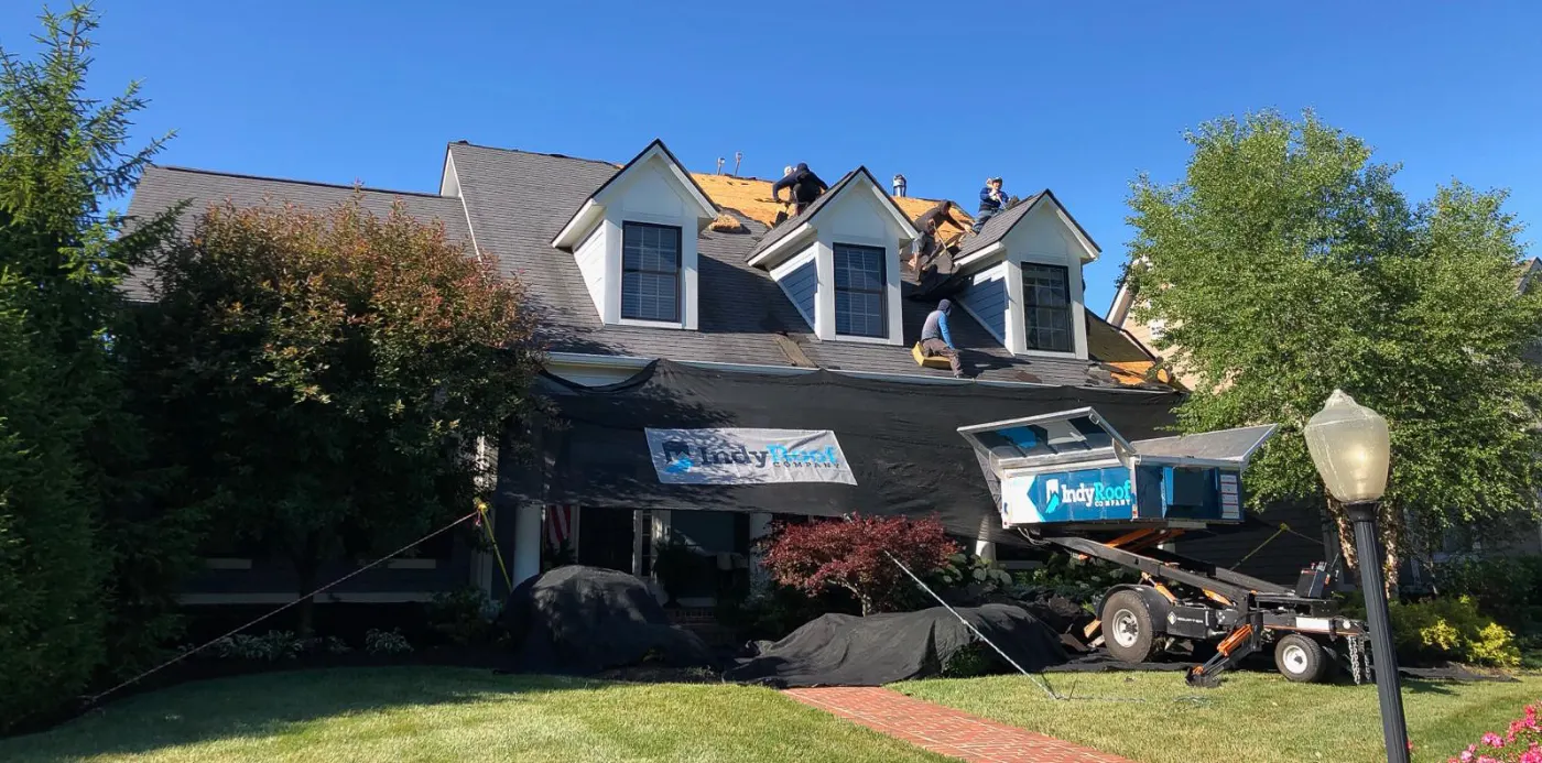 Flashing and seam work in Spring Mill